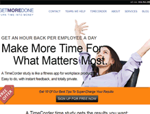 Tablet Screenshot of getmoredone.com